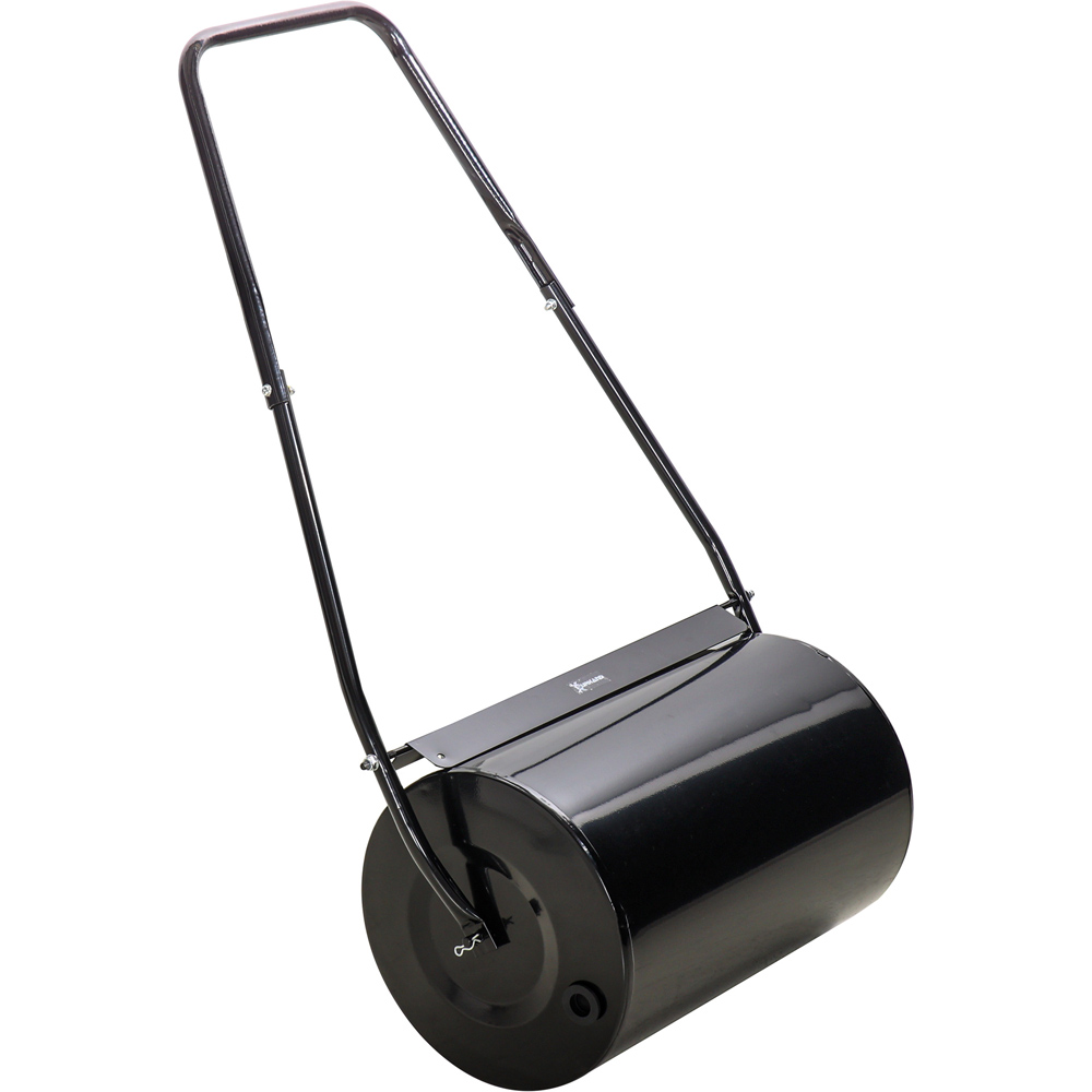 DURHAND Black Fillable Steel Lawn Roller 50cm Image 1