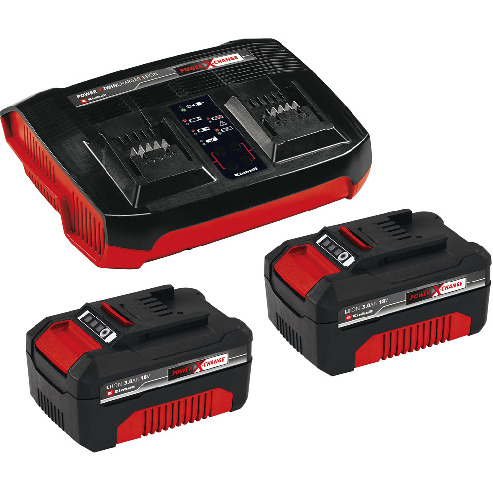 Einhell Battery and Twin Charger 18V Image 1