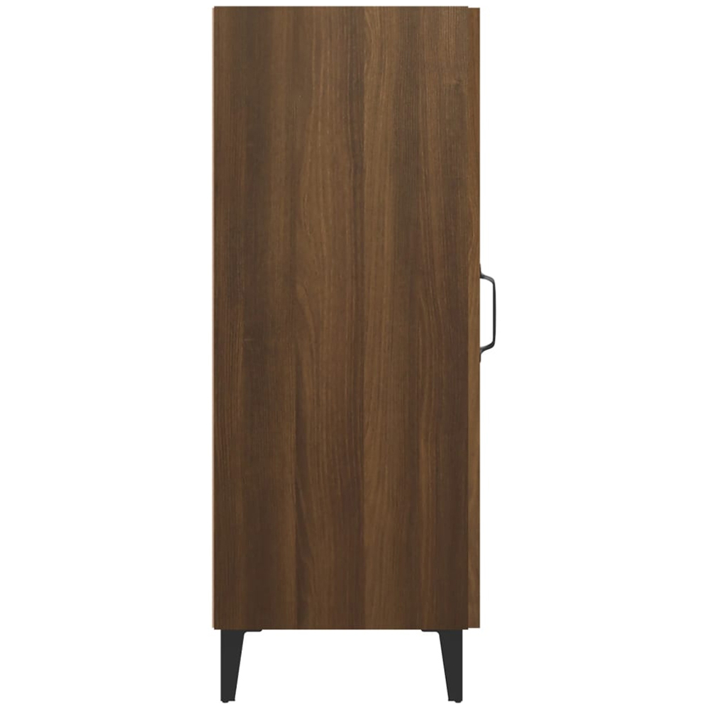 vidaXL Single Door Brown Oak Narrow Sideboard Image 7