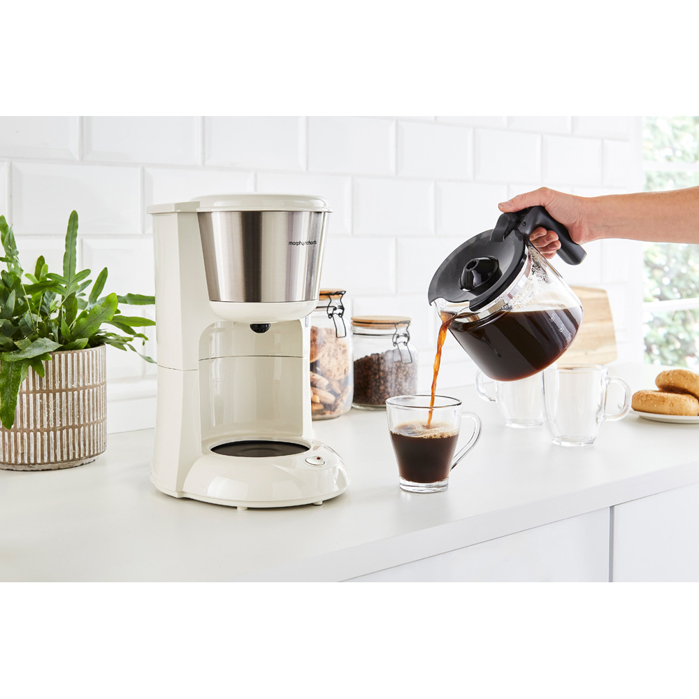 Morphy Richards 162504 Cream Equip 1.2L Filter Coffee Machine Image 8