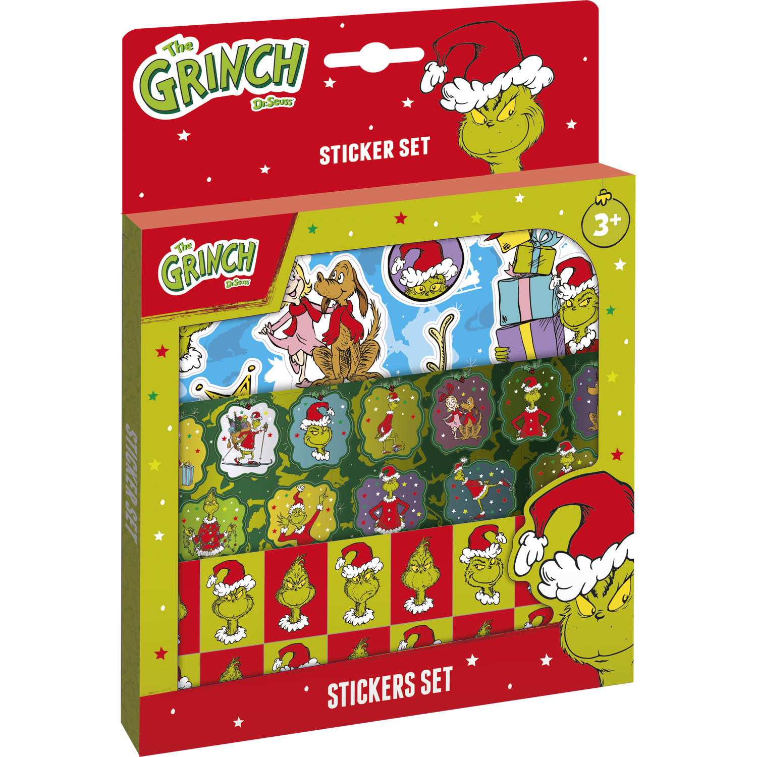 The Grinch Window Sticker SetMulticolour Image 1