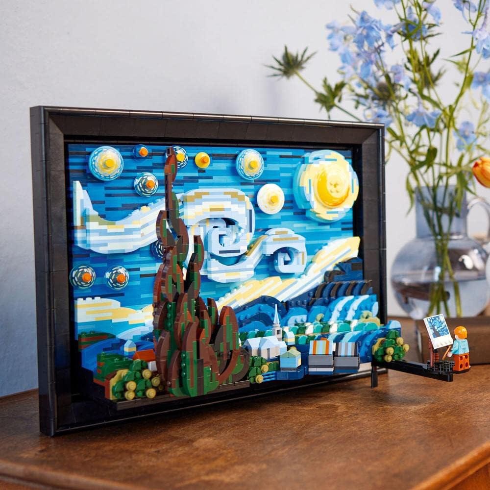 LEGO Vincent Van Gogh The Starry Night Building Kit Image 5