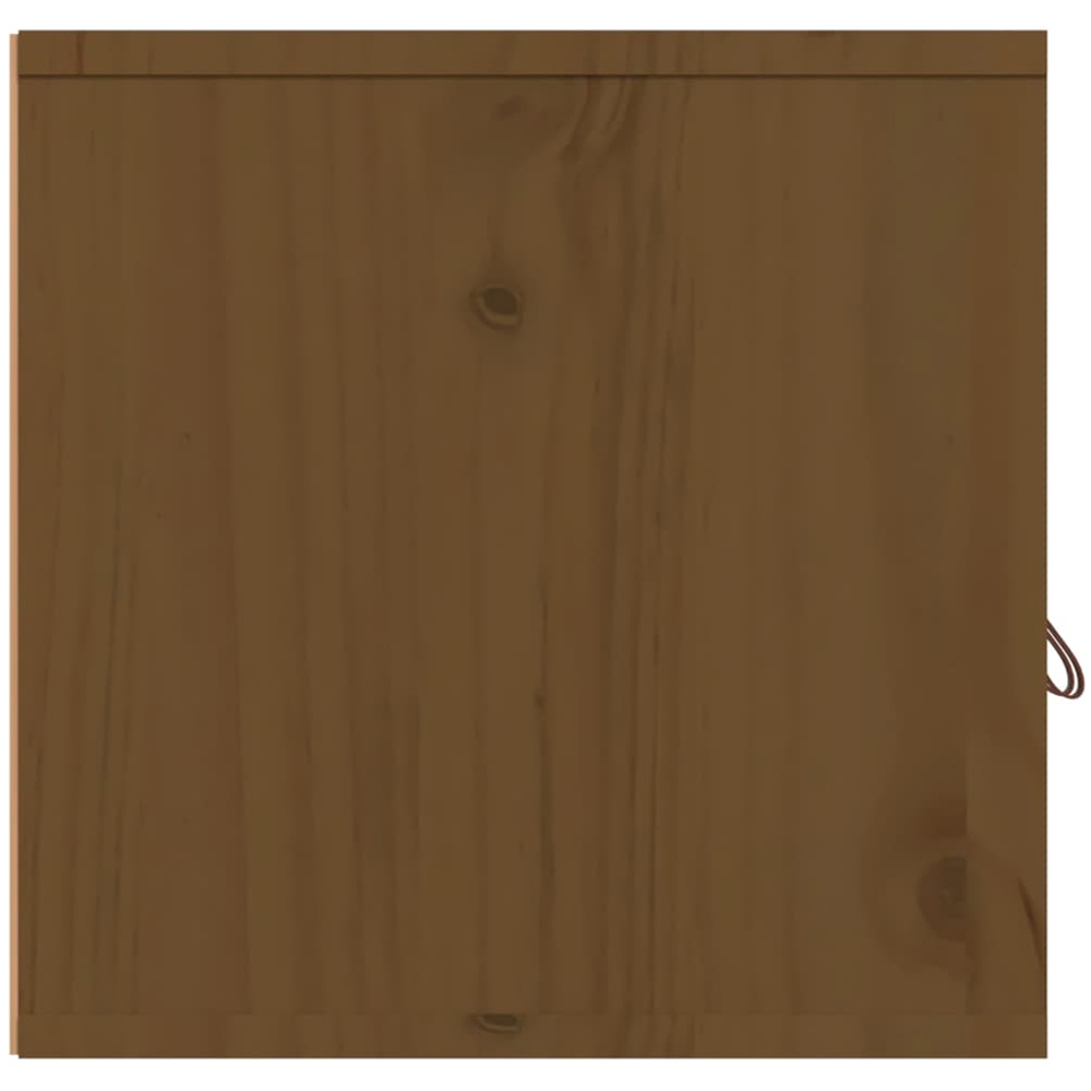 vidaXL Single Door 2 Shelf Brown Wall Cabinet 2 Pack Image 8