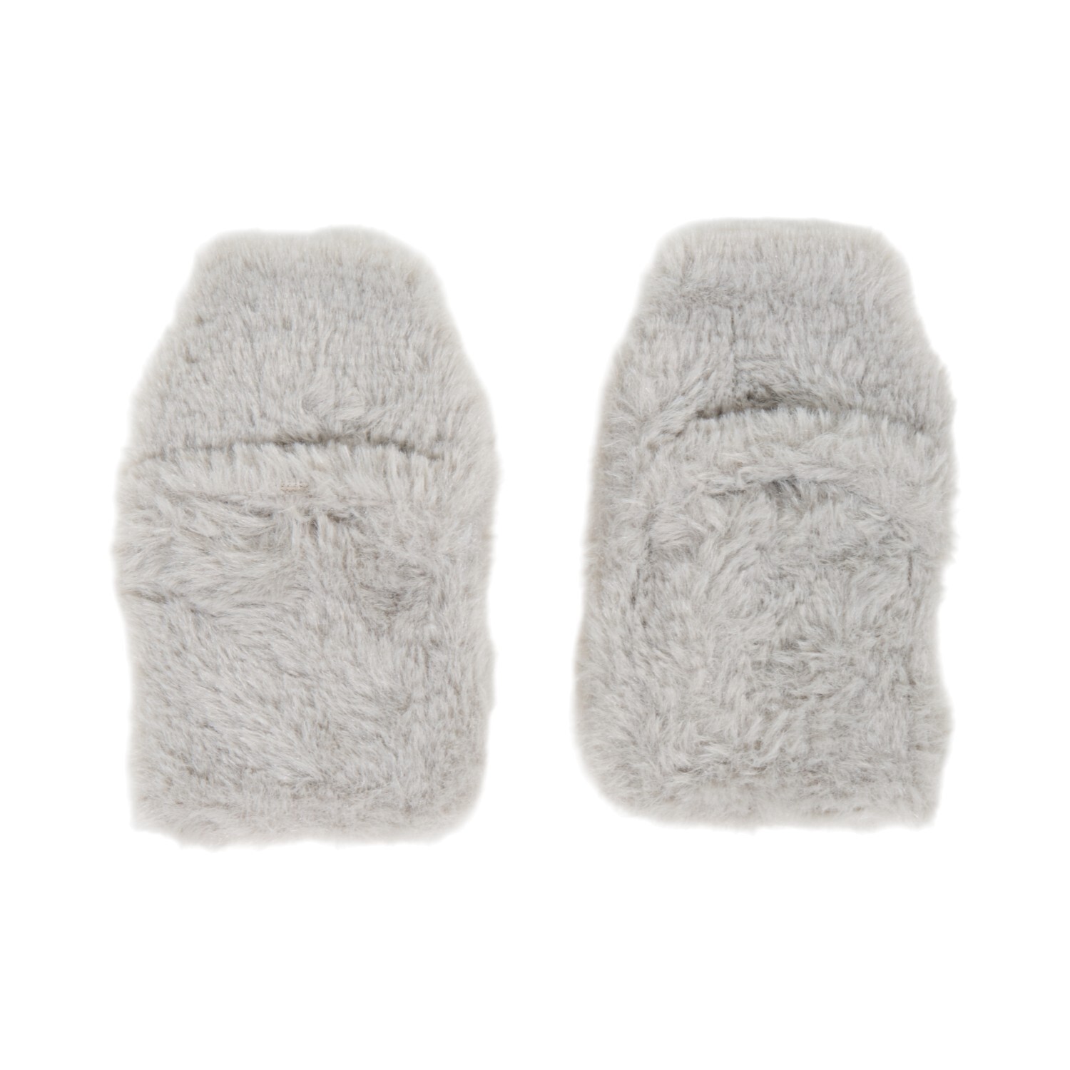 Hand Warmers with Fluffy Covers Light Grey Image 3