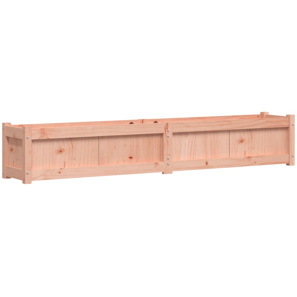 vidaXL Natural Solid Douglas Fir Wood Garden Planter 180 x 31 x 31cm Image 1