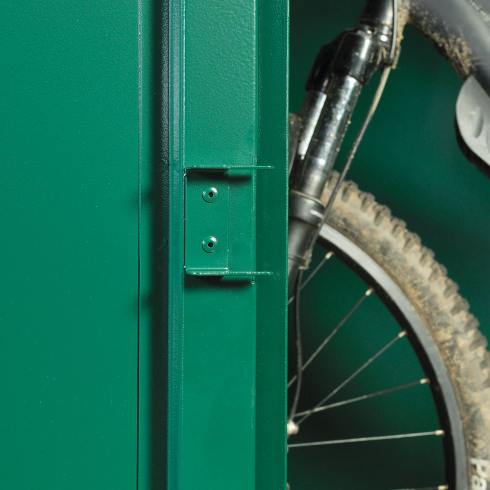 Asgard Centurion 5 x 7ft Double Door Green High Security Apex Garden Shed Image 9