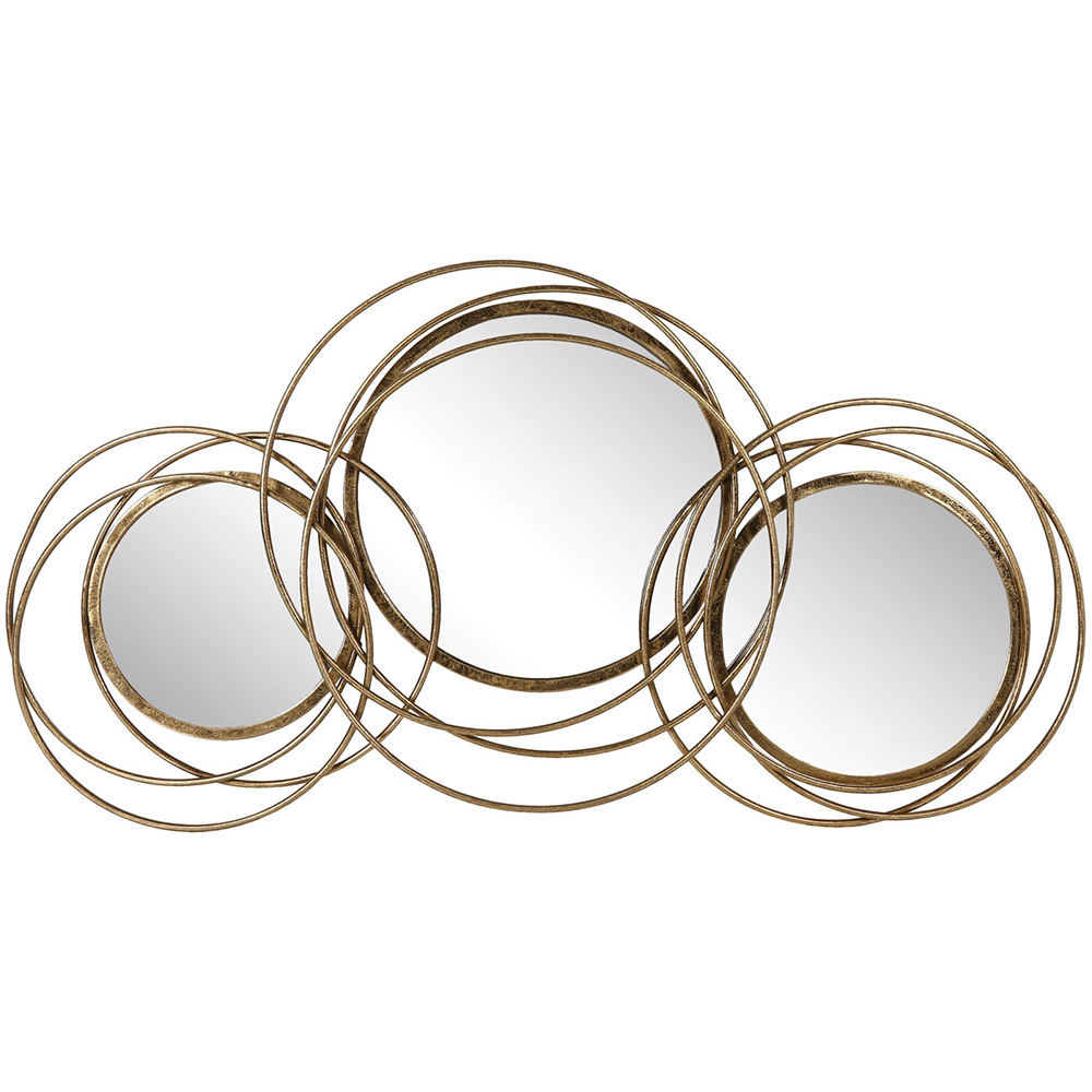 Aurelio Gold Entwined Wall Mirror Image