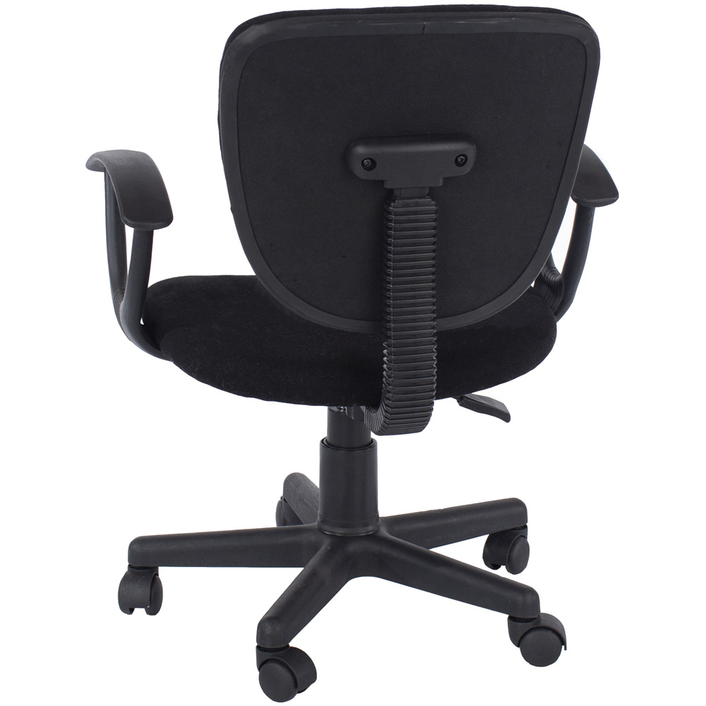 Loft Black Swivel Home Office Chair Image 4