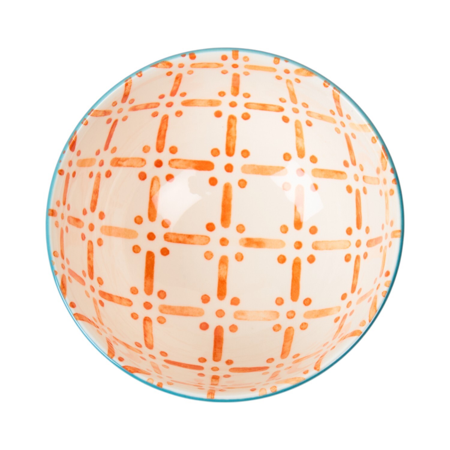 Azalia Pad Print Small Bowl Blue Image 2