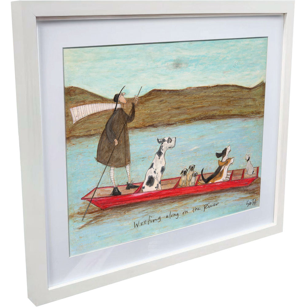 Sam Toft Woofing Along On The River Framed Art Neutral Image 3