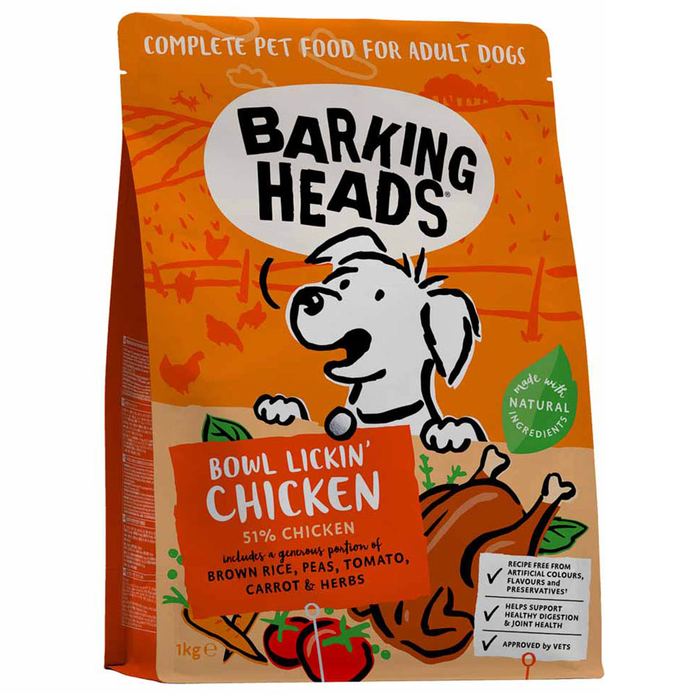 Barking Heads Bowl Lickin’ Chicken 1kg Image 1