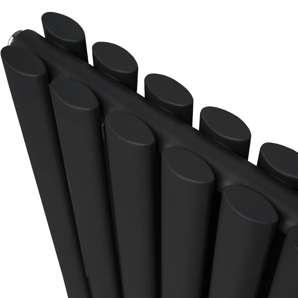 Monster Shop 6440BTU Black Oval Column Radiator 600 x 1440mm Image 5