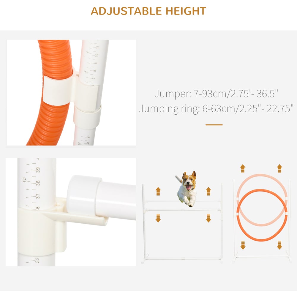 PawHut 6 Piece Dog Agility Equipment Set Image 4