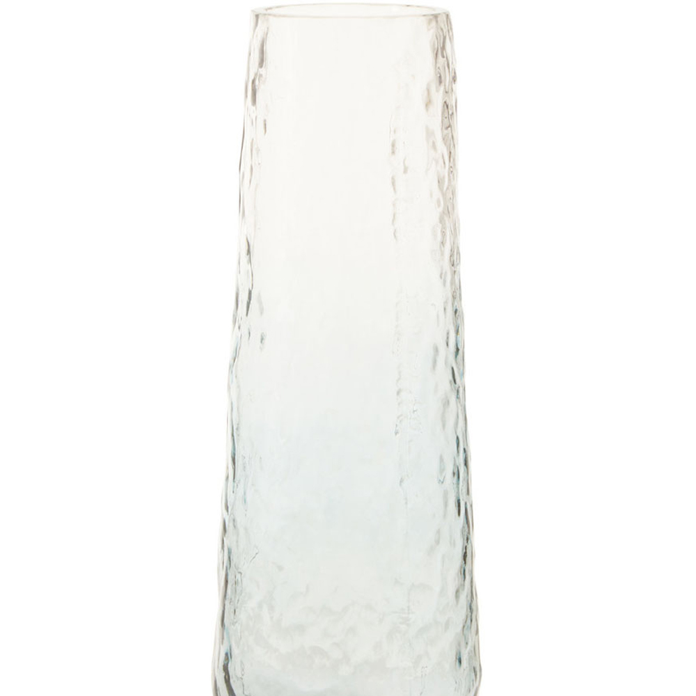 Premier Housewares Blue Brock Glass Vase Large Image 3