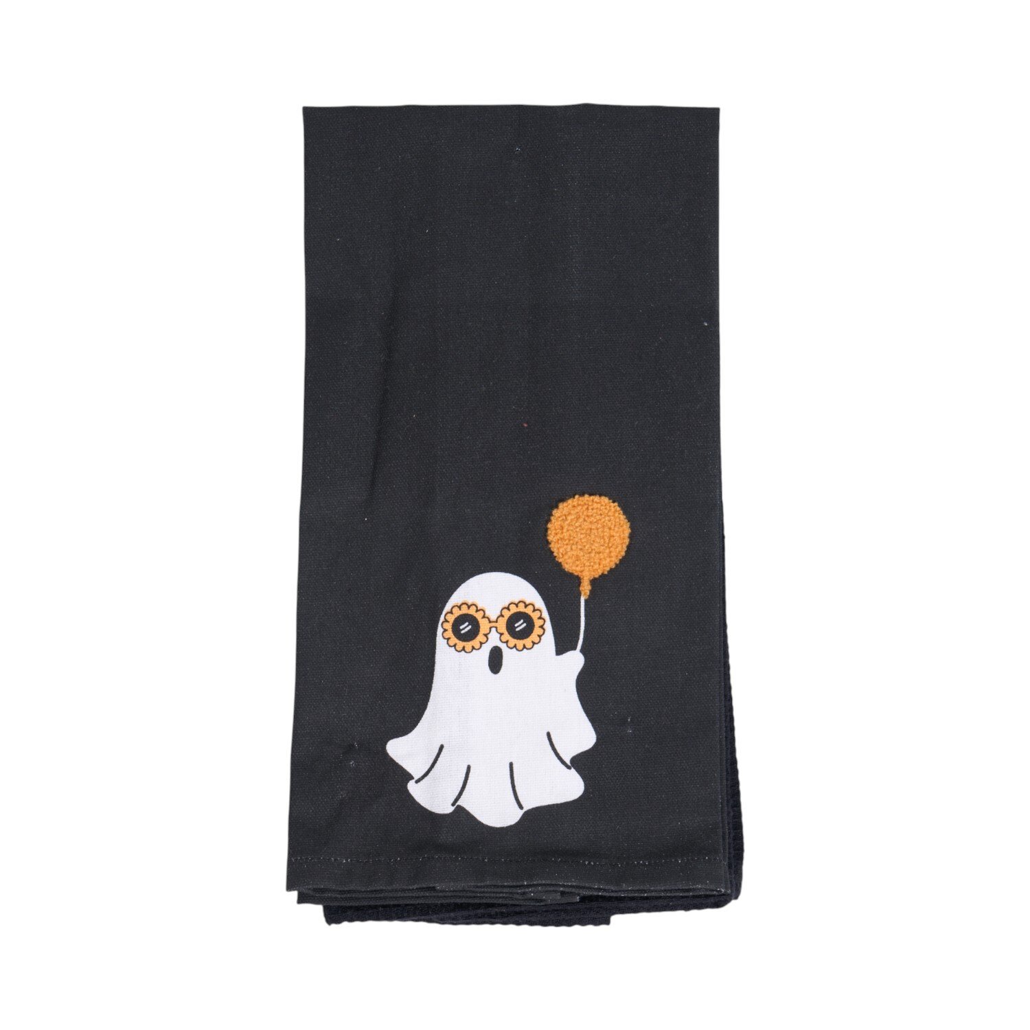 Pack of 3 Ghost Tea Towels Black and White Image 1