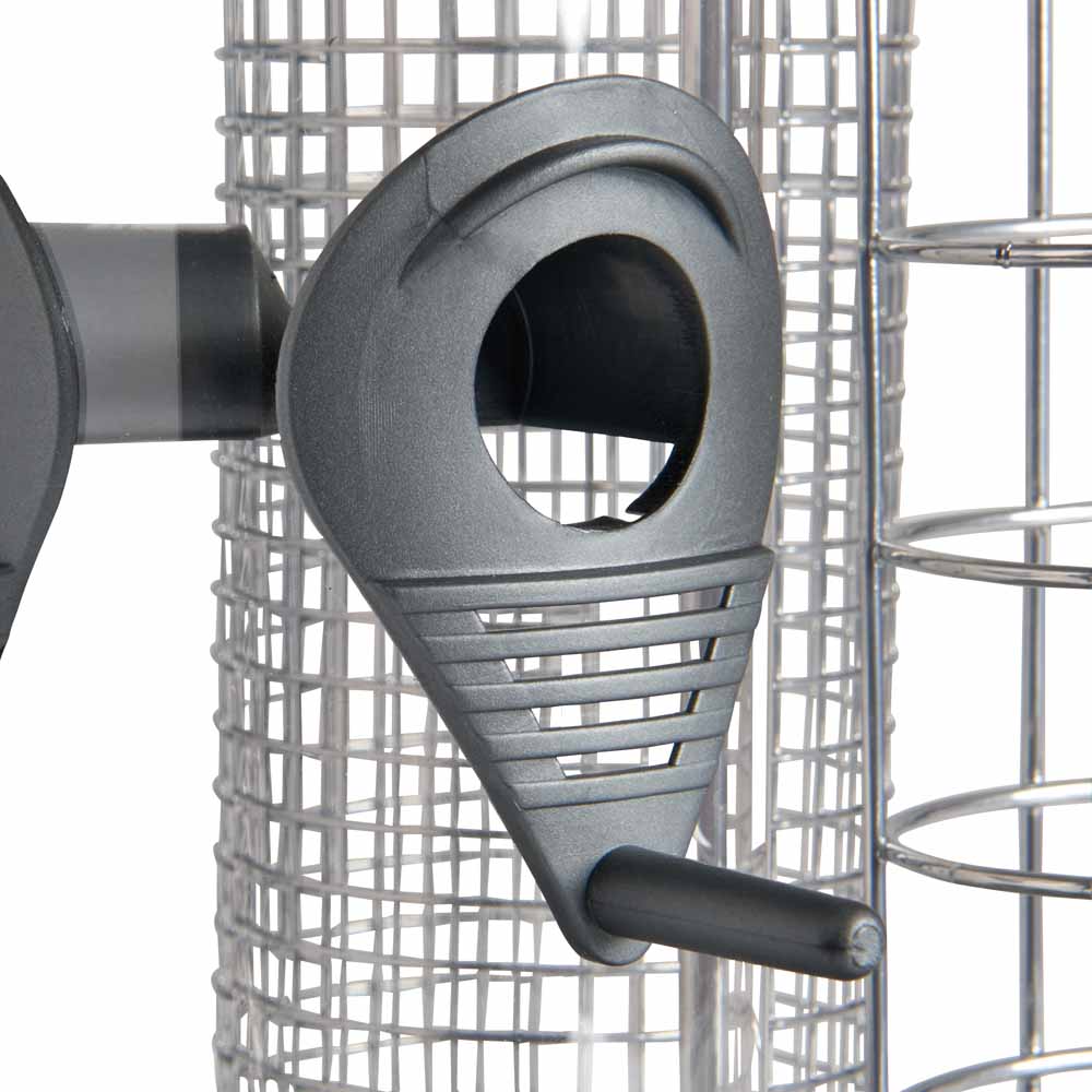 Wilko 3in1 Premium Metal Wild Bird Seed Nut Fat Ball Feeder Wilko