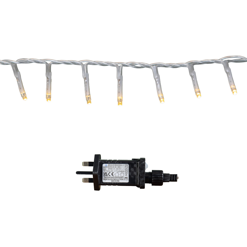 Samuel Alexander TreeBrights 1500 Warm White LED Clear Cable Christmas String Lights 37.5m Image 3
