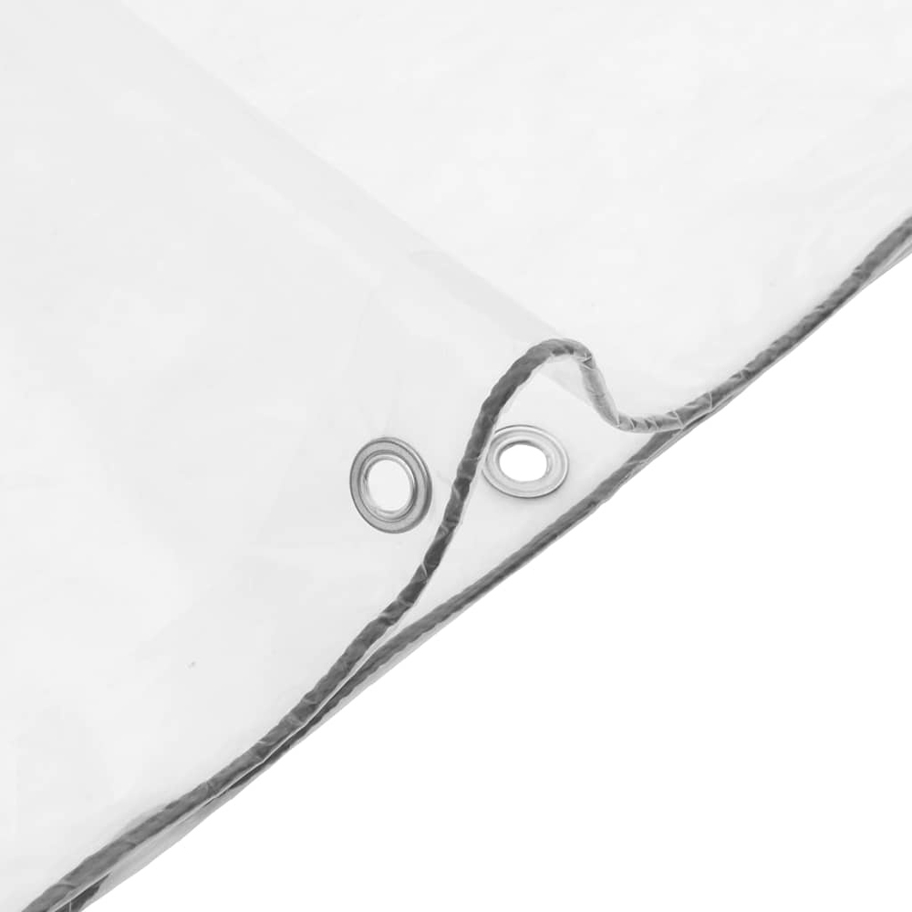 Walplus Clear Tarpaulin with Eyelets 1 x 3m Image 4