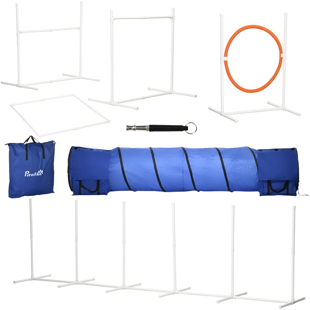 PawHut 6 Piece Dog Agility Equipment Set Image 1