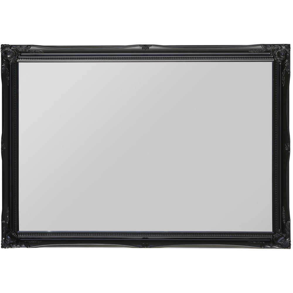 MirrorOutlet Fraser Black Beaded Wall Mirror 102 x 72cm Image 4
