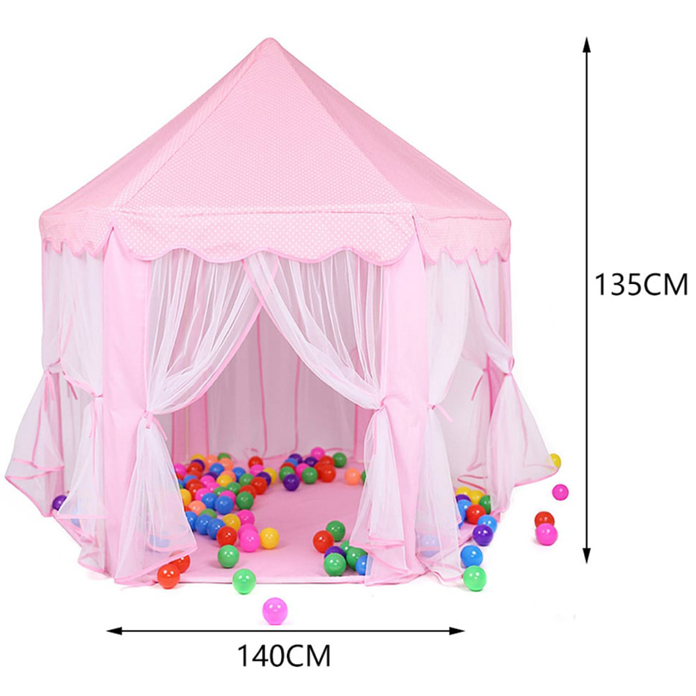 Living and Home Large Hexagonal Fairy Indoor Castle Tent Image 3