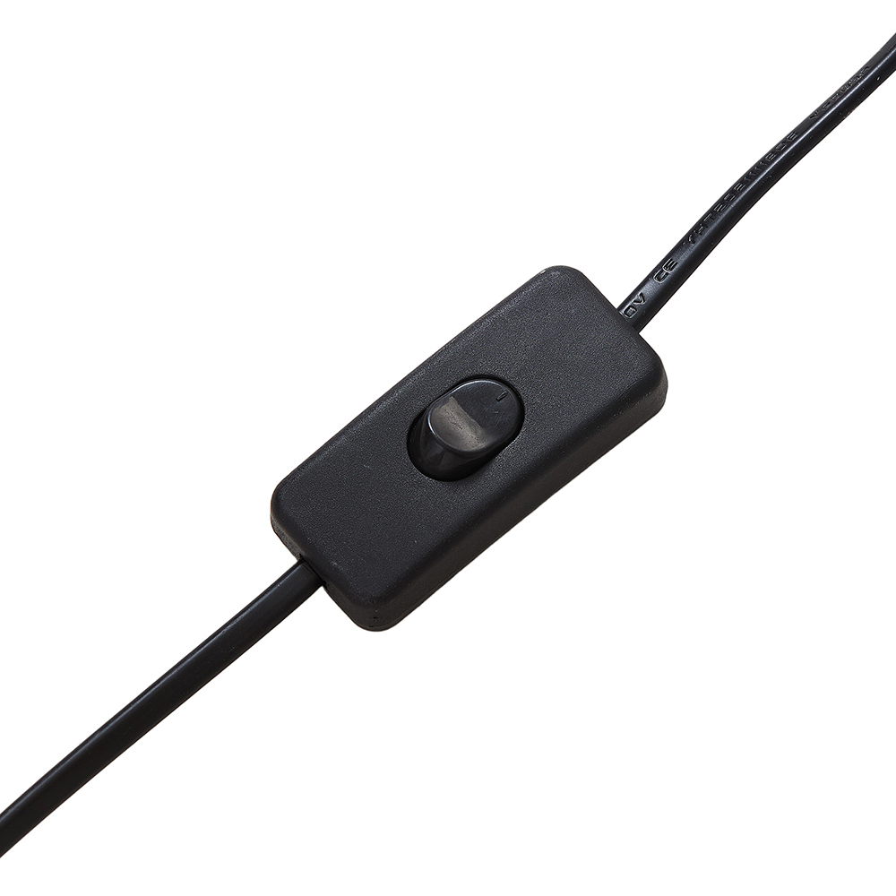 Living and Home E27 Screw Silver Crystal Beaded Shade Table Lamp 45cm Image 6