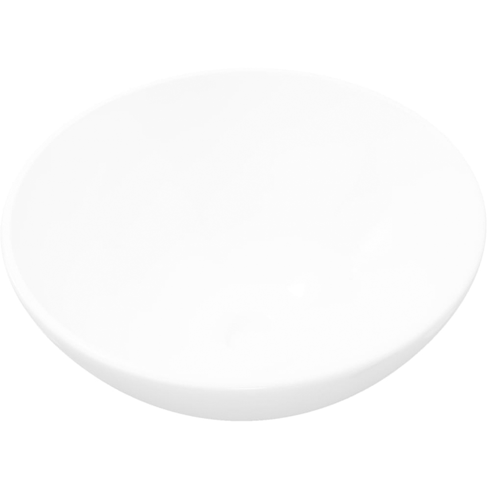 vidaXL White Ceramic Round Bathroom Sink Basin 140 x 325mm Image 1