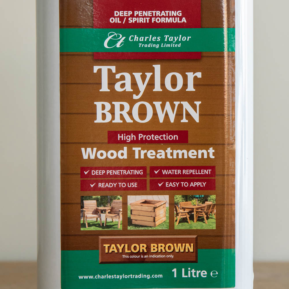Charles Taylor Brown Hand Made Wood Preservative 1L Image 3