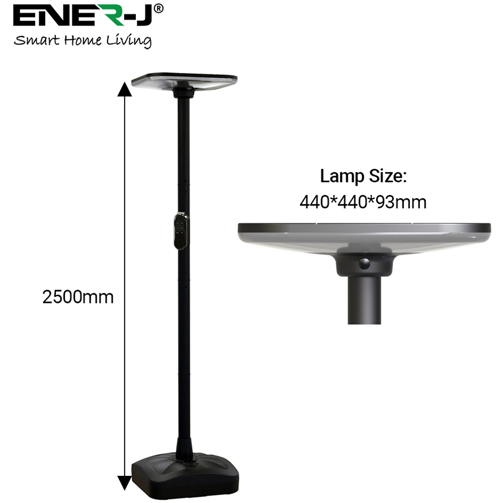 EnerJ PIR Solar Garden Lights with Panel 240W Image 8