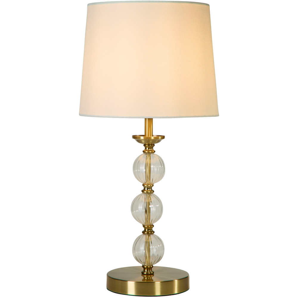Lighting Collection Goodwin Antique Brass Table Lamp Image 3