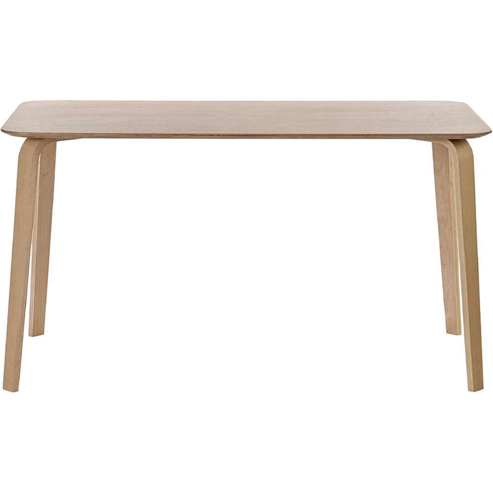 Julian Bowen Kaito 6 Seater Dining Table Light Oak Effect Image 3