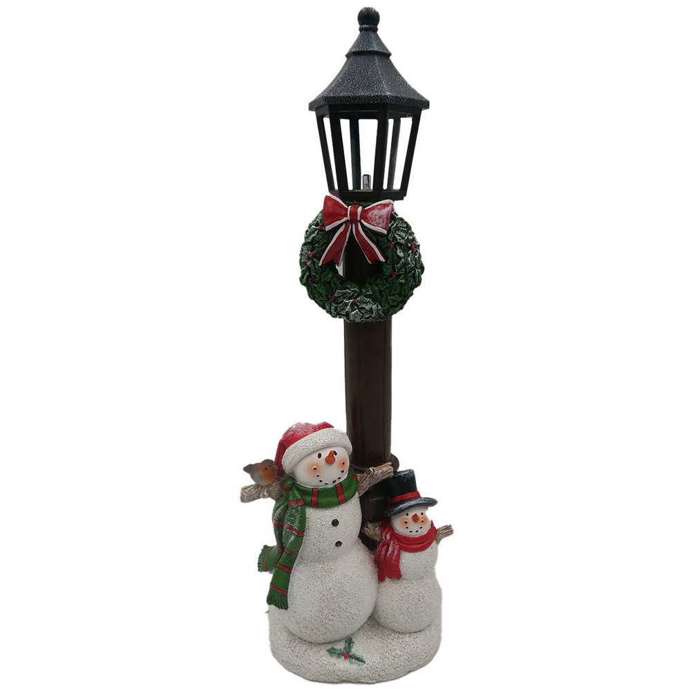 Nordic Noel LED Snowman Lantern Christmas Decoration Image
