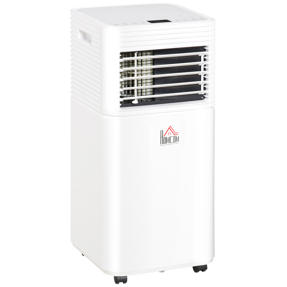 HOMCOM White 4 in 1 Mobile Compact Air Cooler Image 1