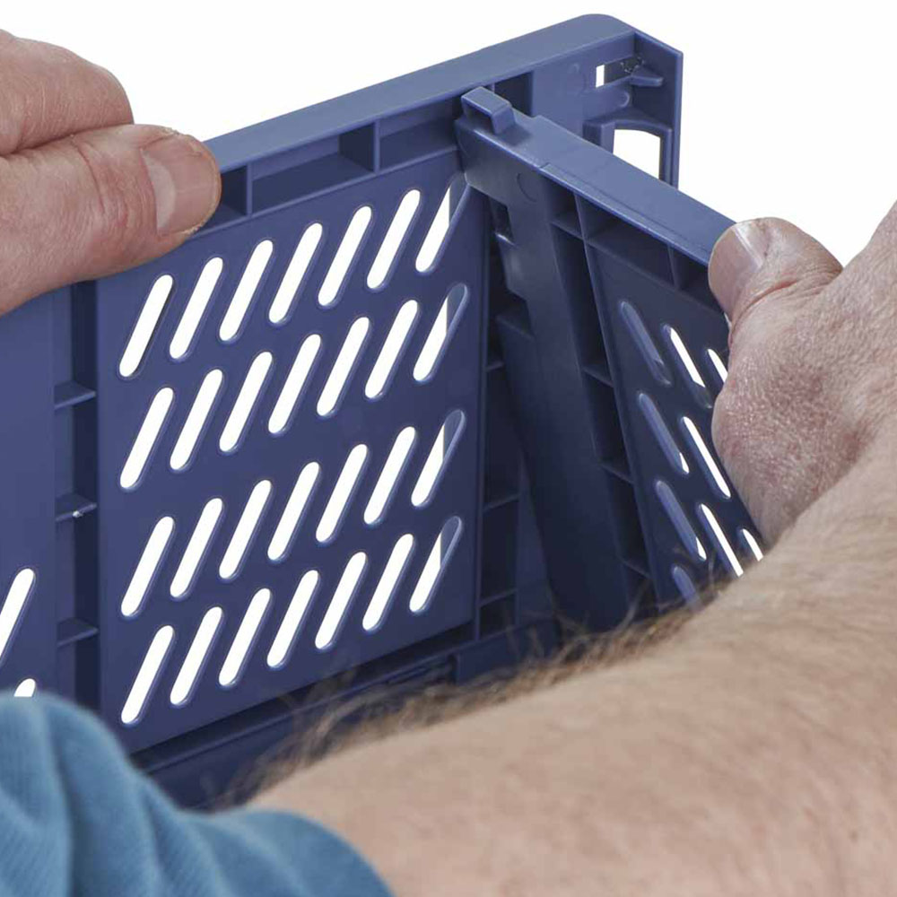 Wilko Blue Large Folding Crate Image 7