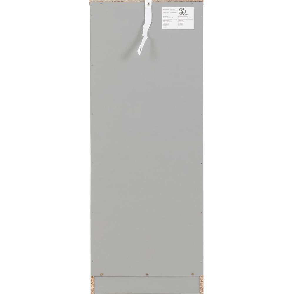 Seconique Dakota 5 Drawer Light Grey Narrow Chest Image 6