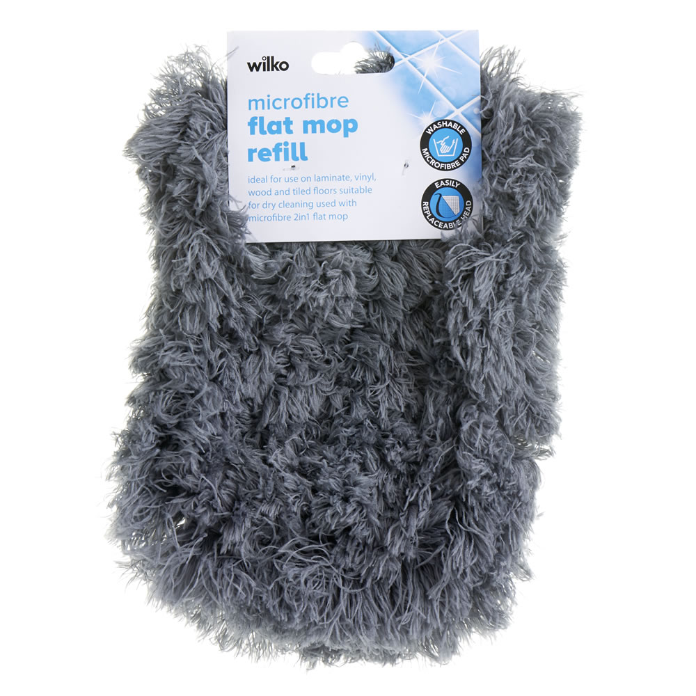 Wilko Microfibre Fluffy Mop Refill Image