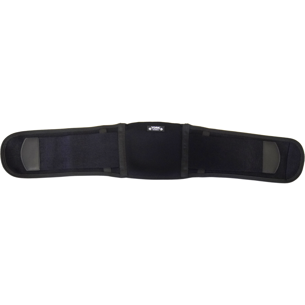 York Black Barbell Adjustable Lumbar Support with Pad Image 1