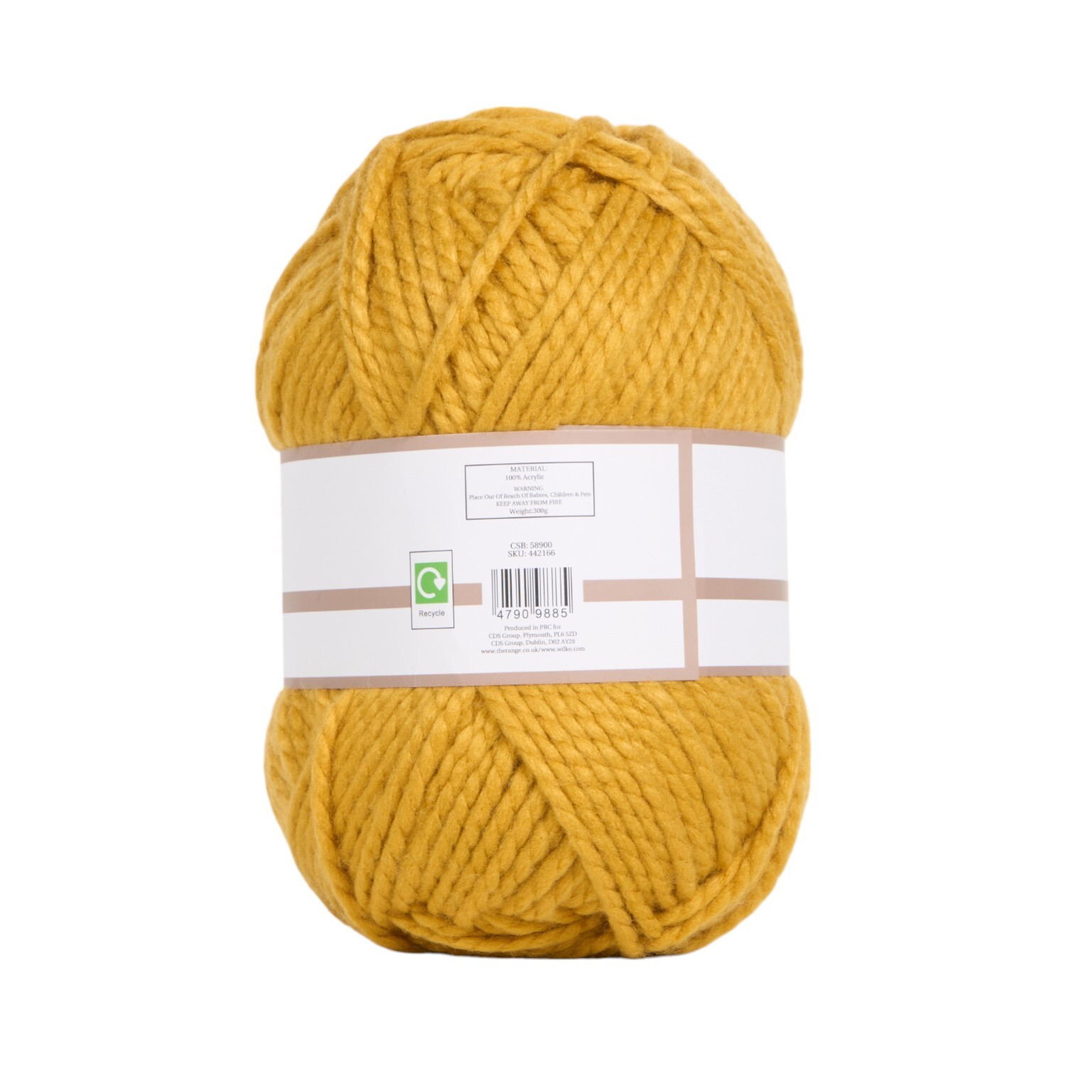 Autumn Thick Knit Yarn Mustard Image 2