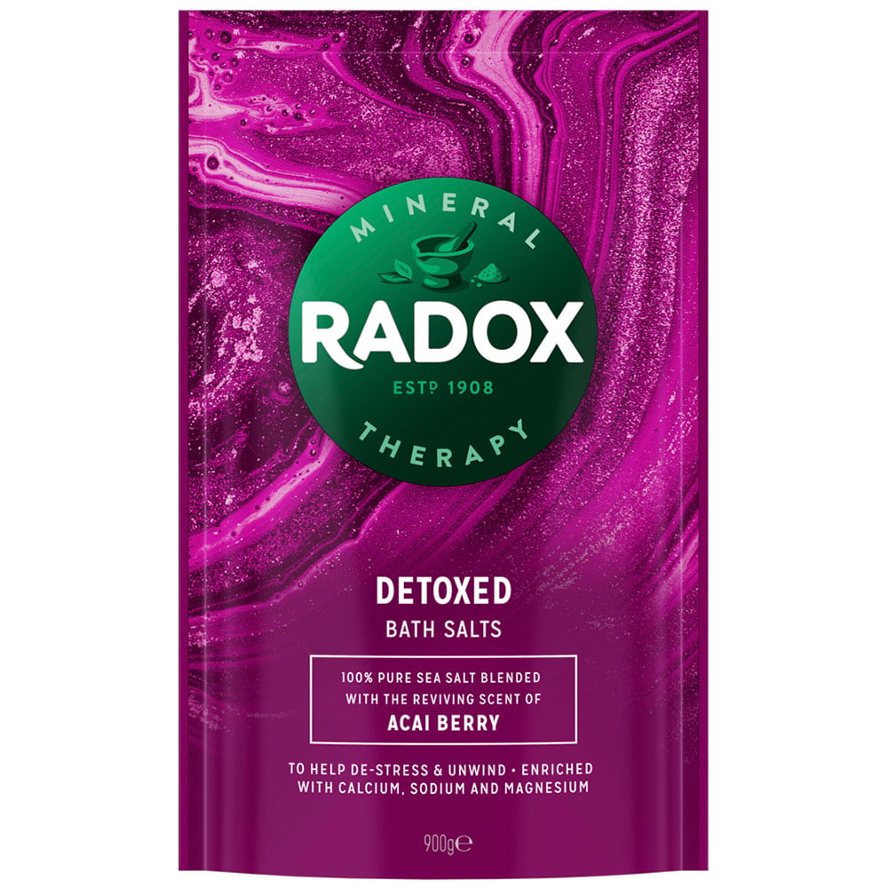 Radox Detox Therapy Bath Salts Case of 4 x 900g Image 2