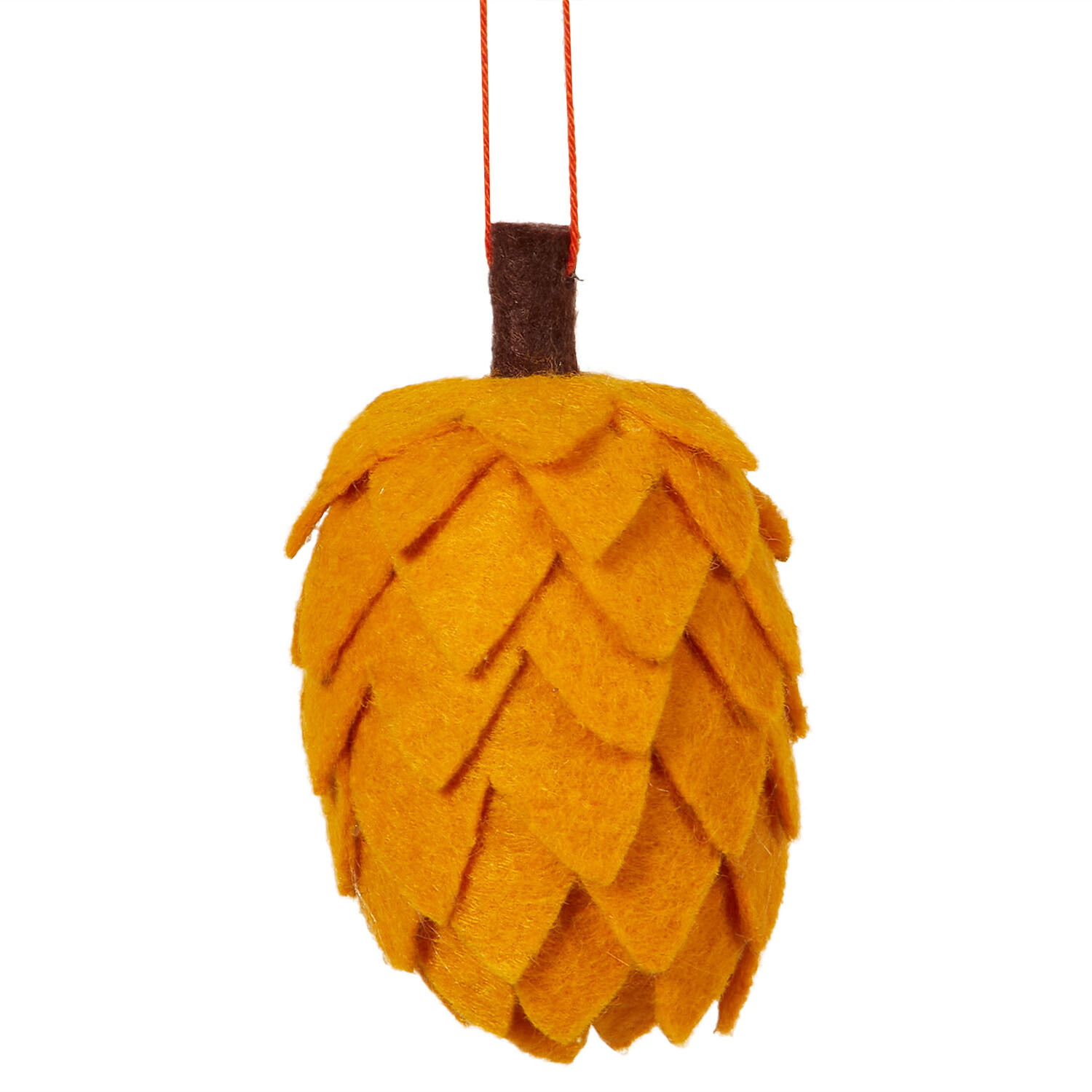 Hanging Pinecone - Orange or Yellow Image 2
