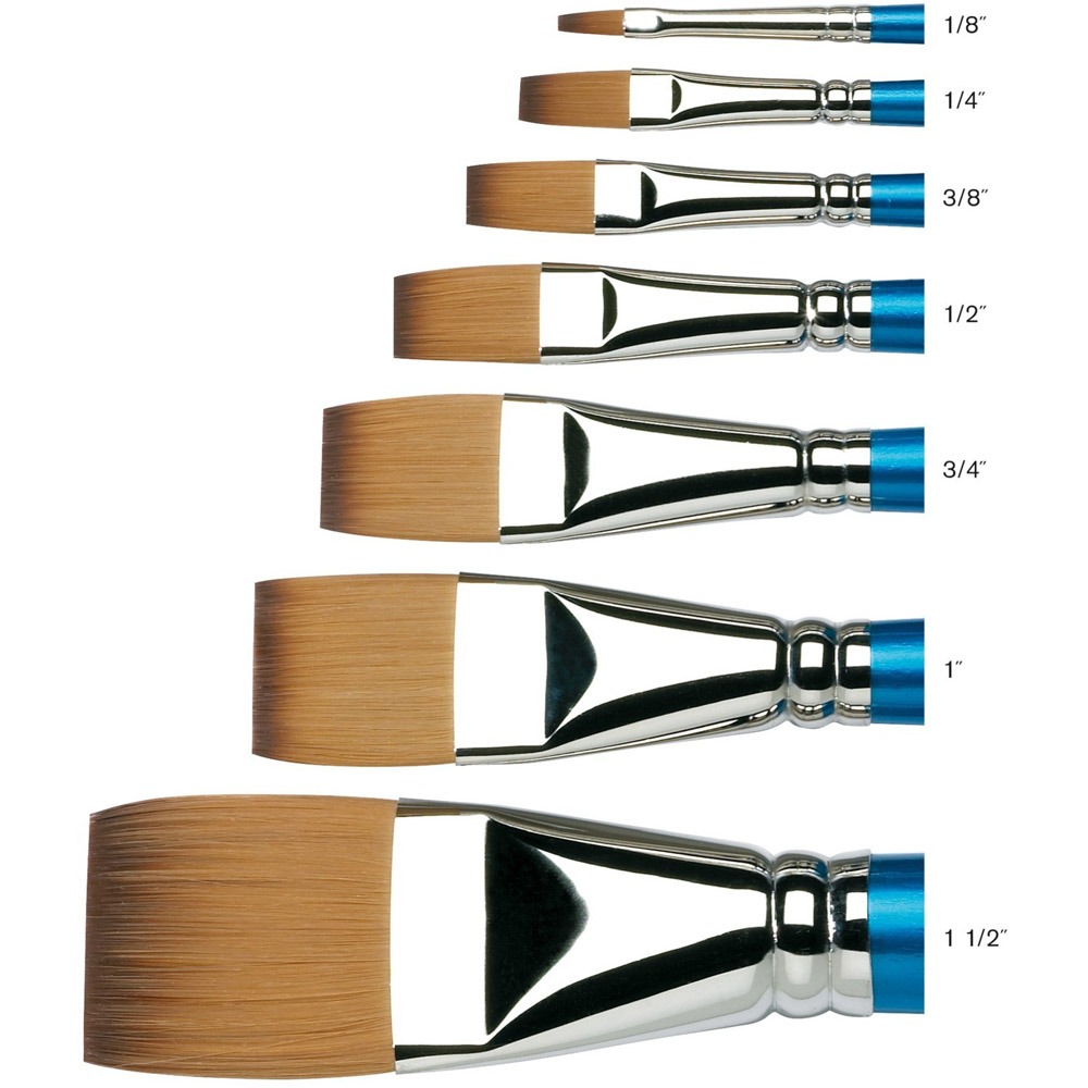 Winsor and Newton Series 666 Cotman One Stroke Watercolour Brushes - 1 in (25 mm) Image 2
