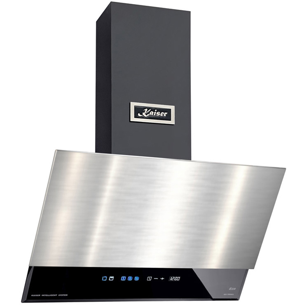 Kaiser Avantgarde Pro Steel Glass 60cm Wall Mounted Cooker Hood Image 1