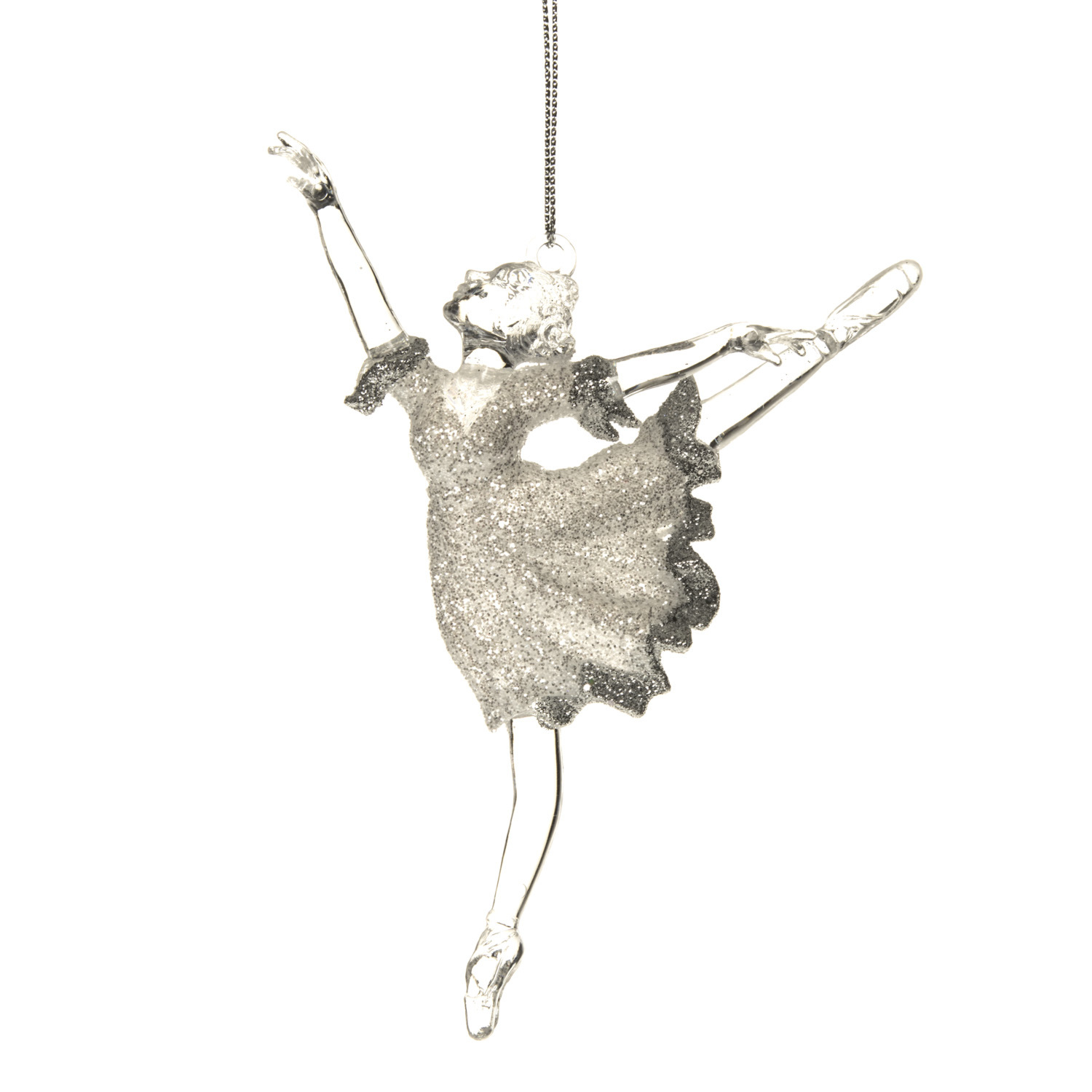 Ballerina Decoration - Silver Image