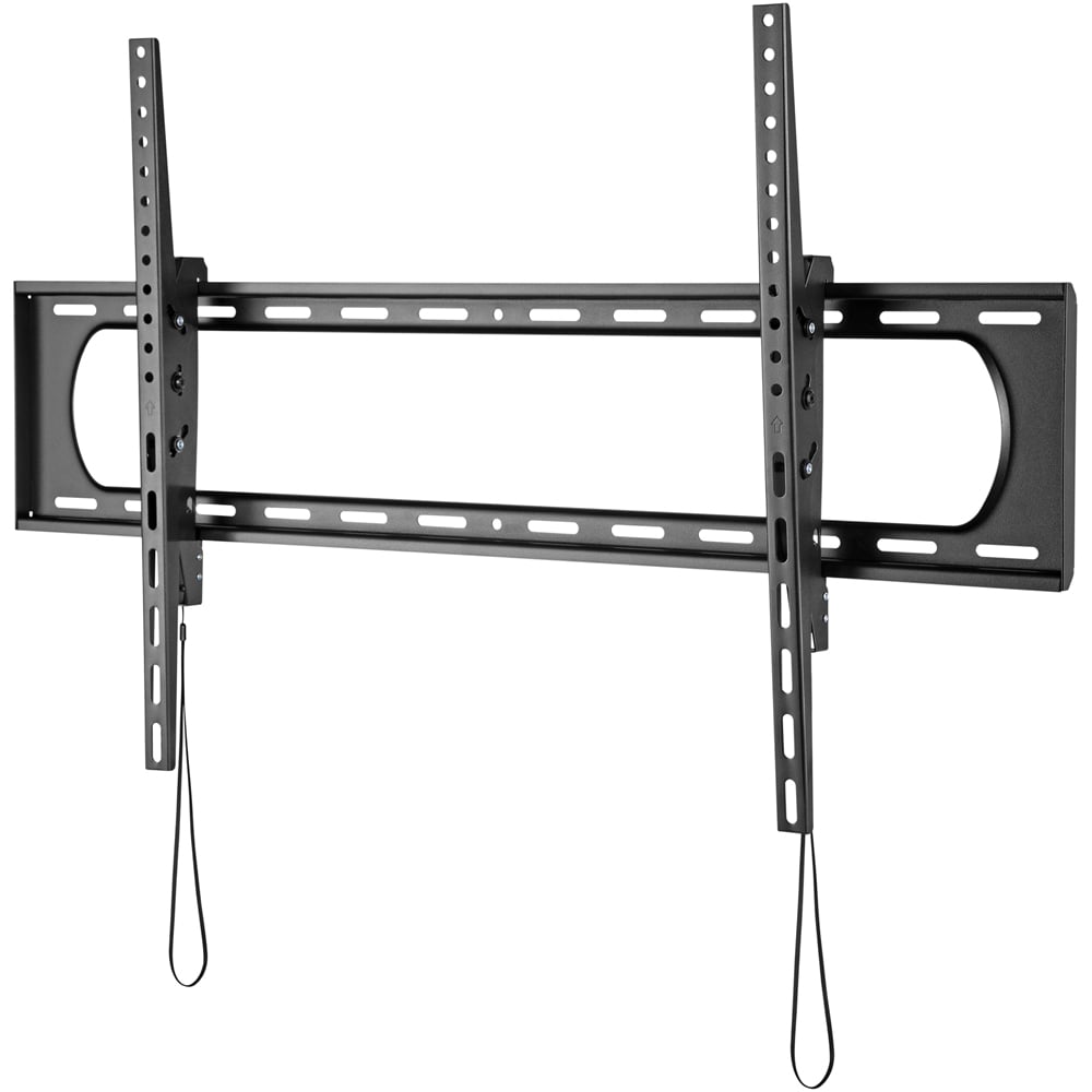 Properav Black Ultra Slim TV Wall Bracket 60 to 120 inch Image 1