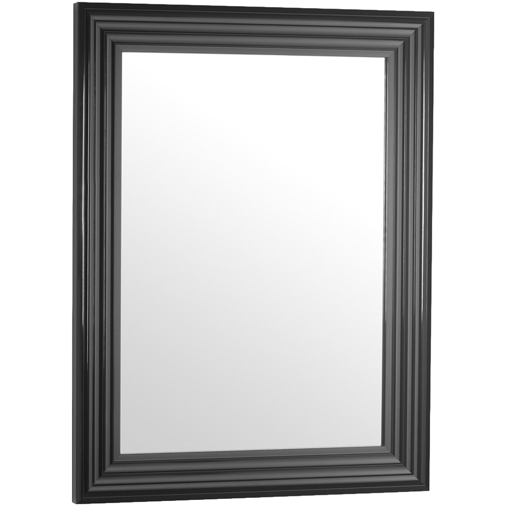 Julian Bowen Tokyo Gloss Black Rectangular Dressing Mirror 85 x 65cm Image 1