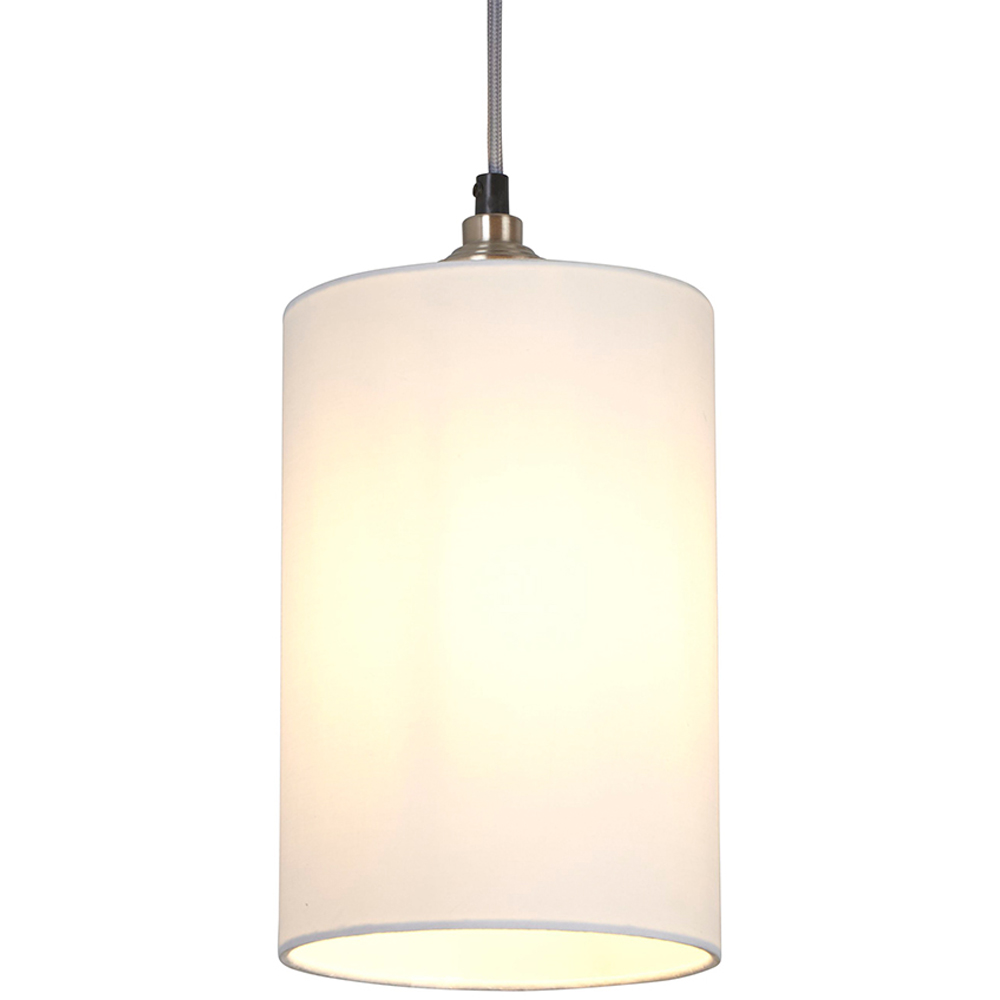Lighting Collection Yates White Ceiling Lamp Shade 16cm Image 3