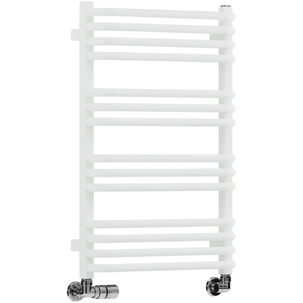 Terma Alex White Heated Towel Rail 760 x 500mm Image 1