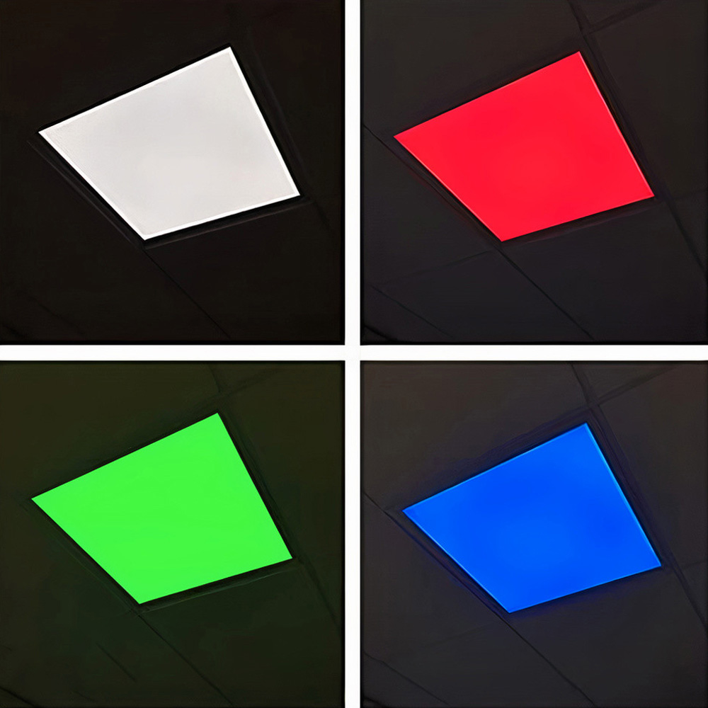 ENER-J Smart RGB Plus CCT Backlit Ceiling LED Panel Light Image 3