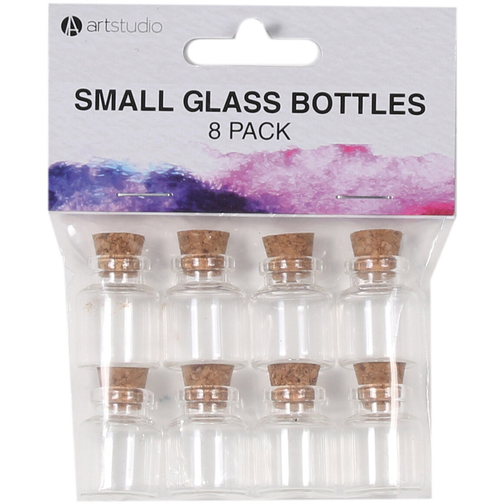 Art Studio Small Glass Bottle 8 Pack Image