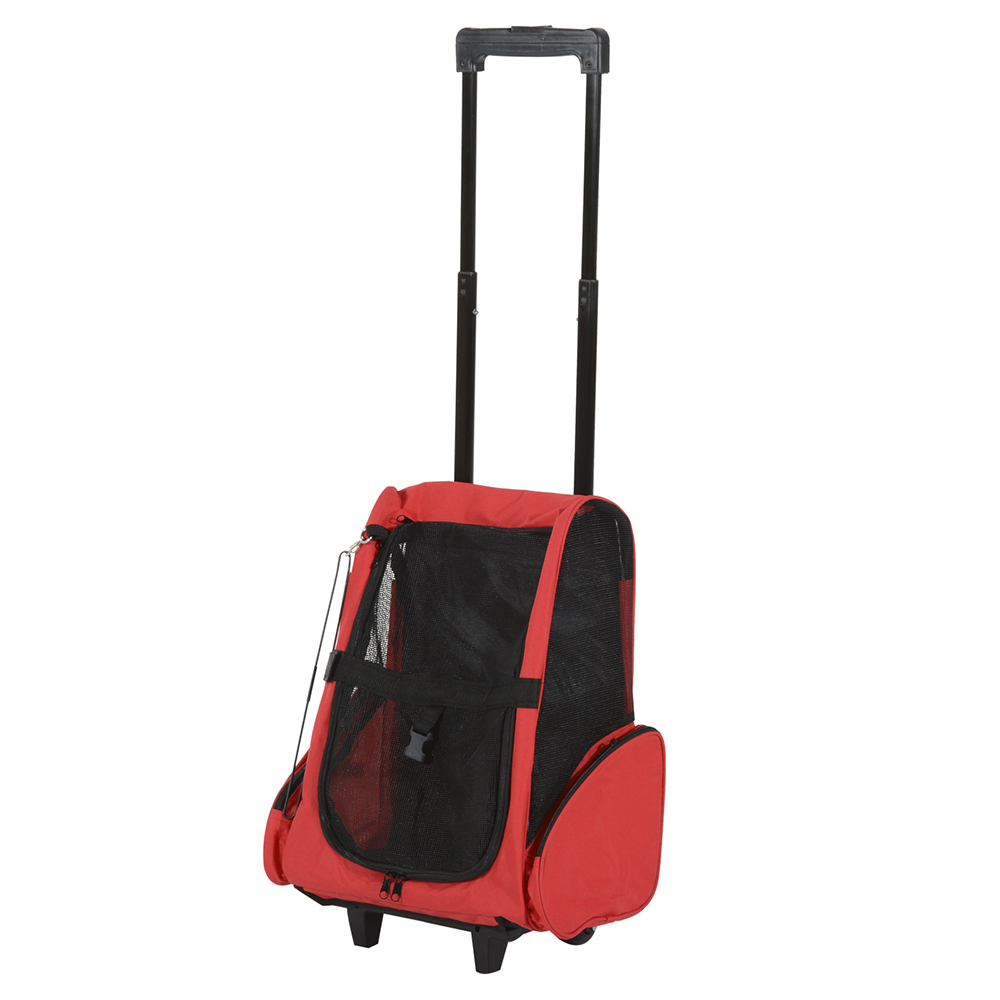 PawHut Pet Travel Backpack Bag Red Image 1